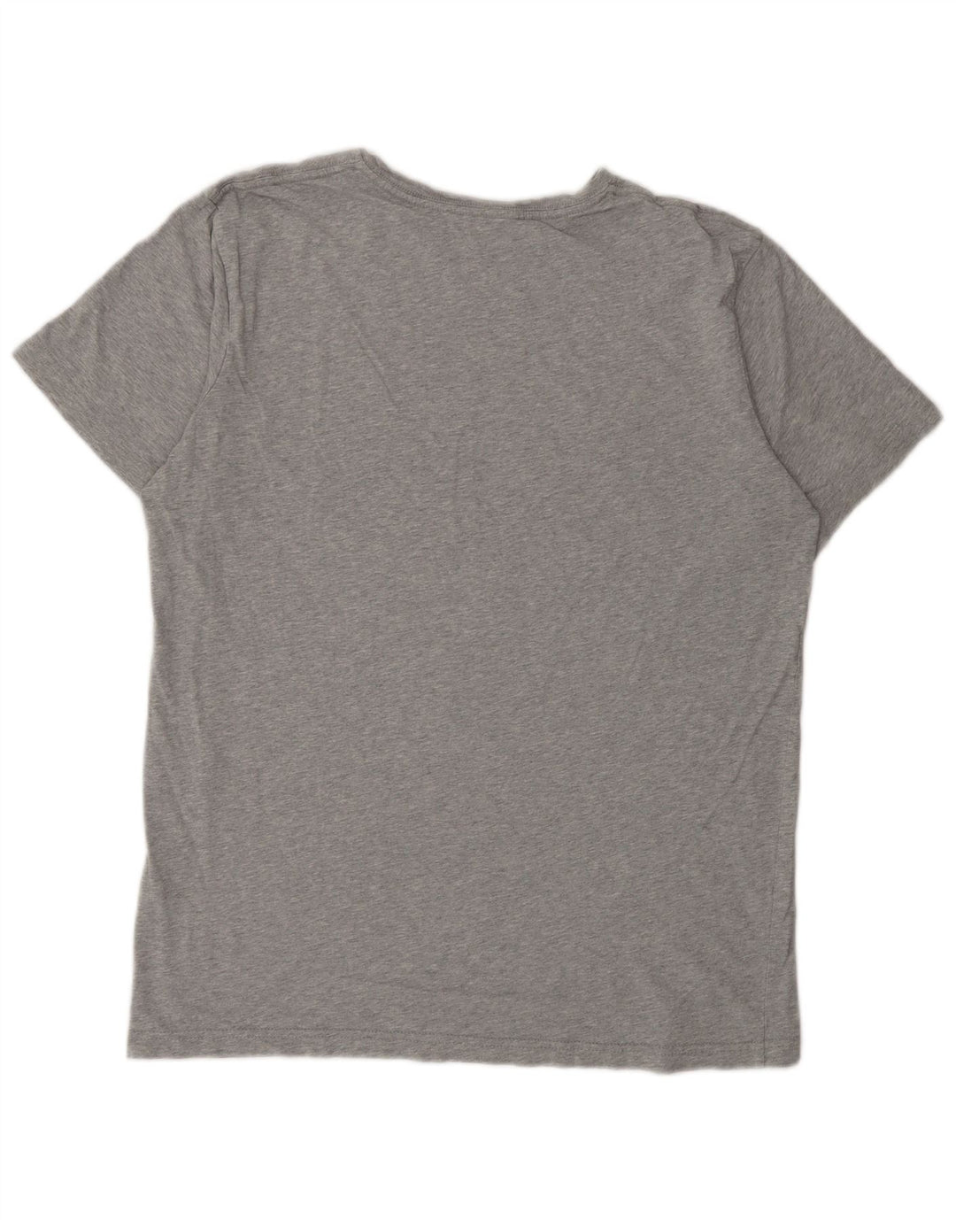Camiseta masculina Quiksilver com estampa gráfica grande cinza