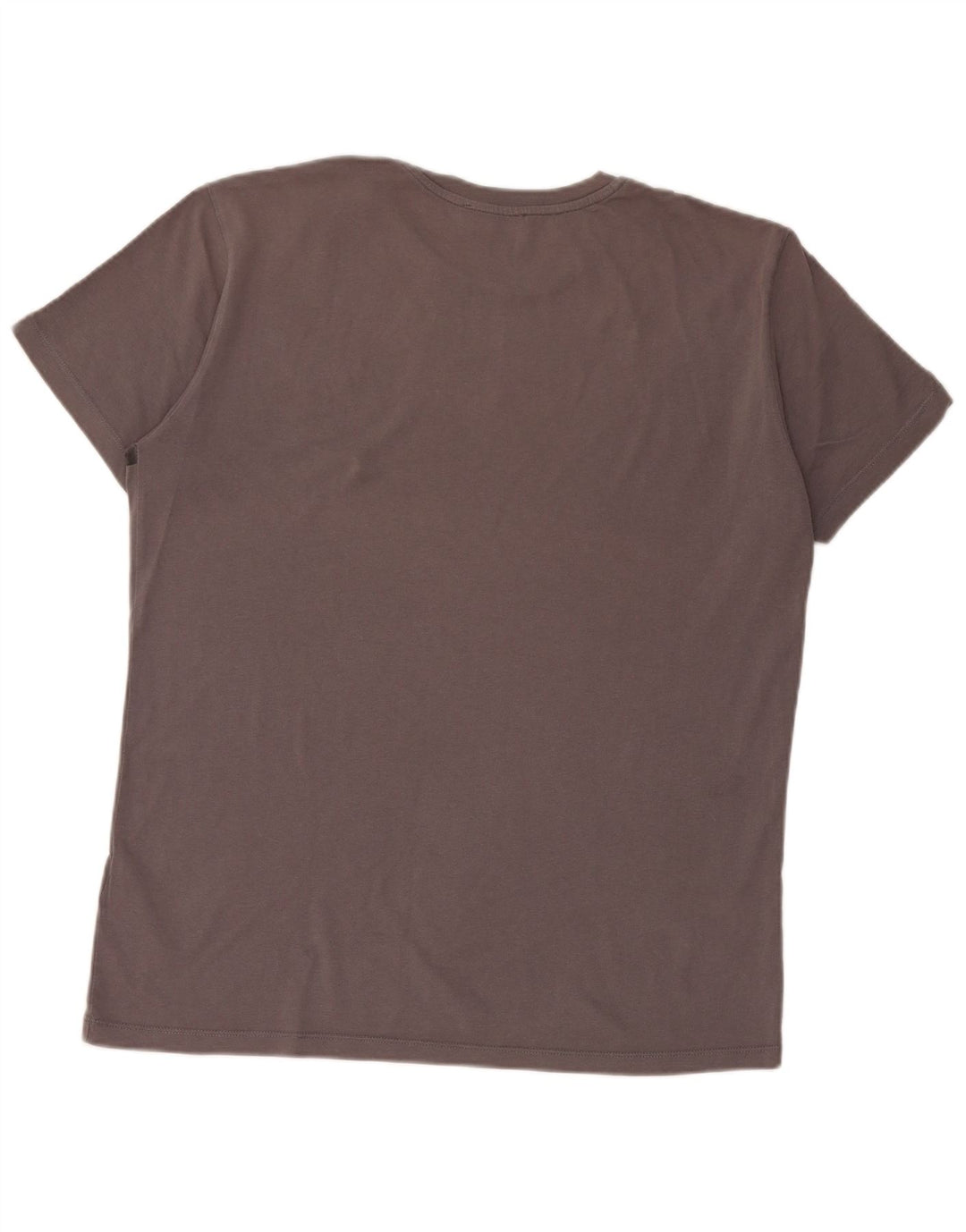 Camiseta masculina Trussardi com estampa gráfica grande algodão cinza