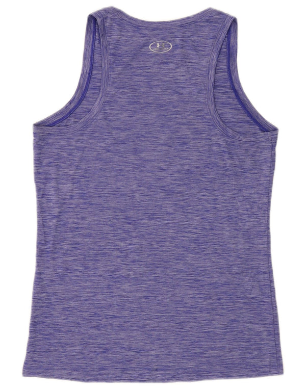 Colete feminino Under Armour Heat Gear Top UK 14 grande roxo