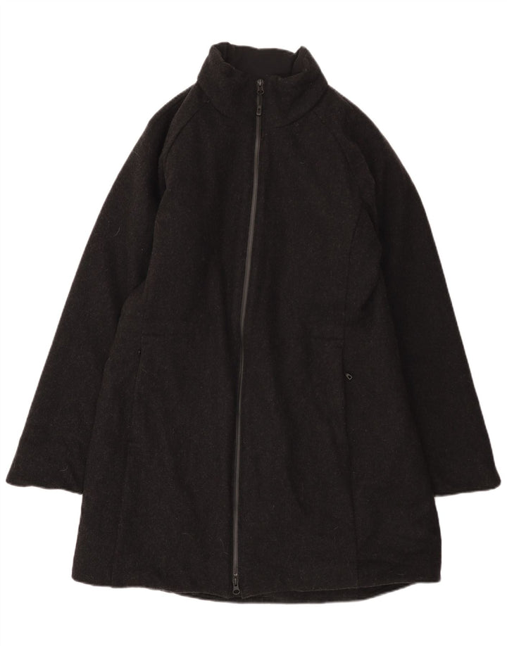 Sobretudo feminino Patagonia UK 16 grande lã cinza