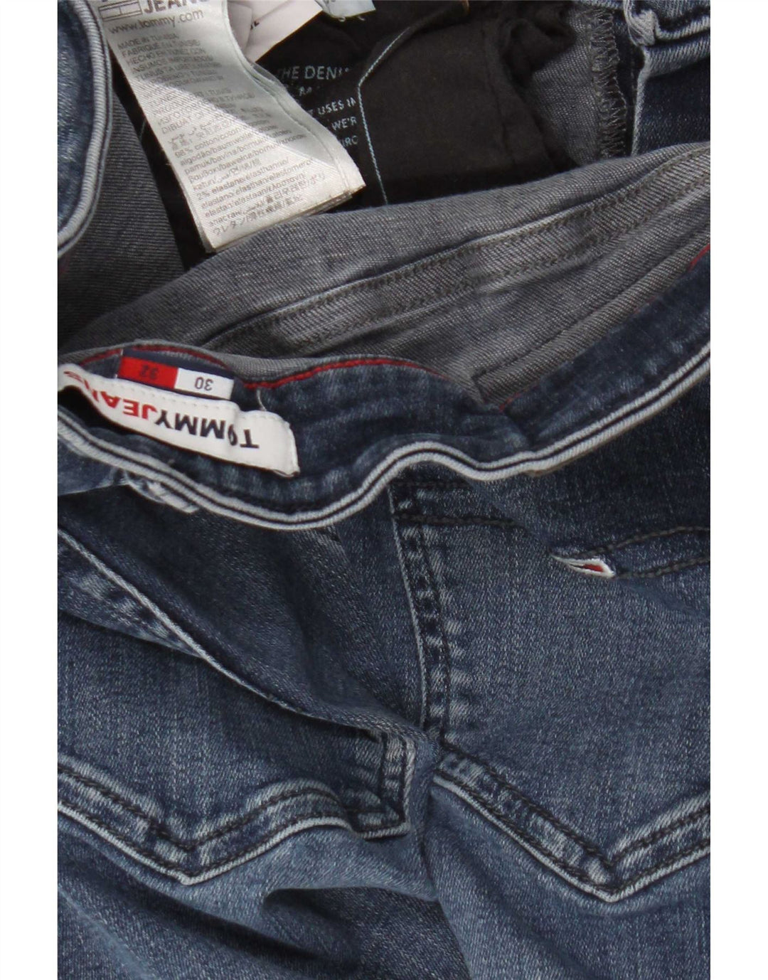 Tommy Hilfiger Jeans Slim Feminino W30 L32 Azul Algodão