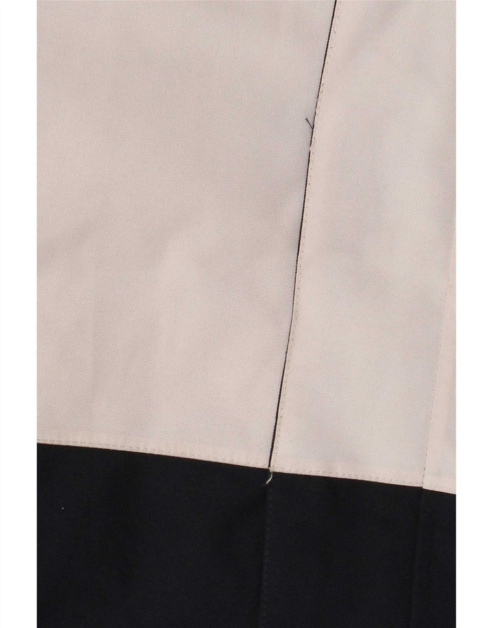 Jaqueta acolchoada feminina Tog 24 com capuz e grandes dimensões UK 8 Small Black Colourblock