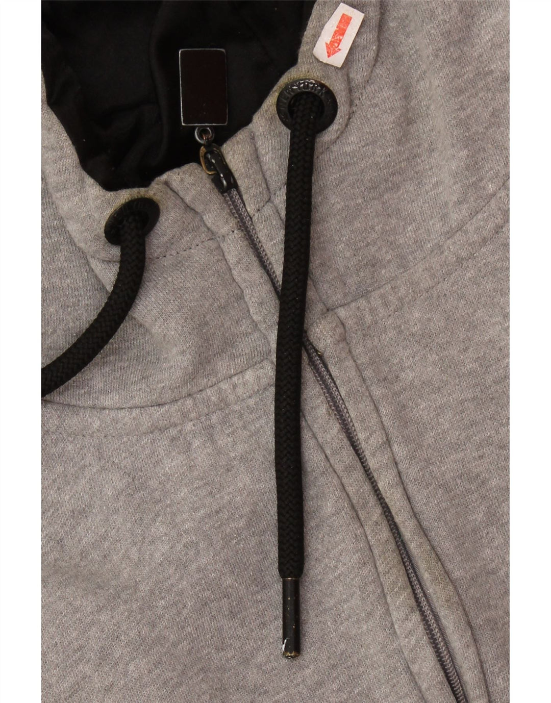 Suéter feminino MAJESTIC New York Yankees com capuz e zíper Reino Unido 14 cinza médio