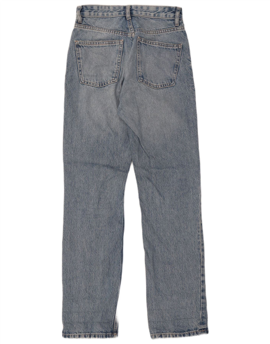 ZARA Jeans retos femininos EU 34 2XS W24 L30 Azul Algodão