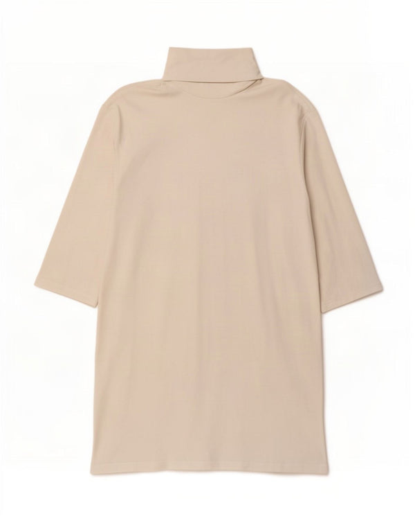 Vestido feminino Zara manga 3/4, Reino Unido 10 pequeno algodão branco