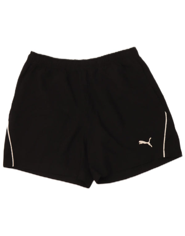 Shorts esportivos masculinos Puma médio preto