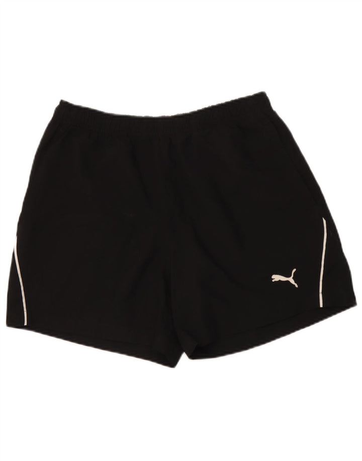 Shorts esportivos masculinos Puma médio preto