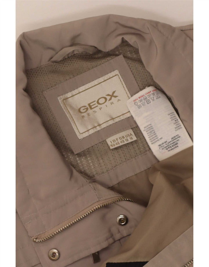 Sobretudo feminino Geox Respira IT 48 XL poliéster bege