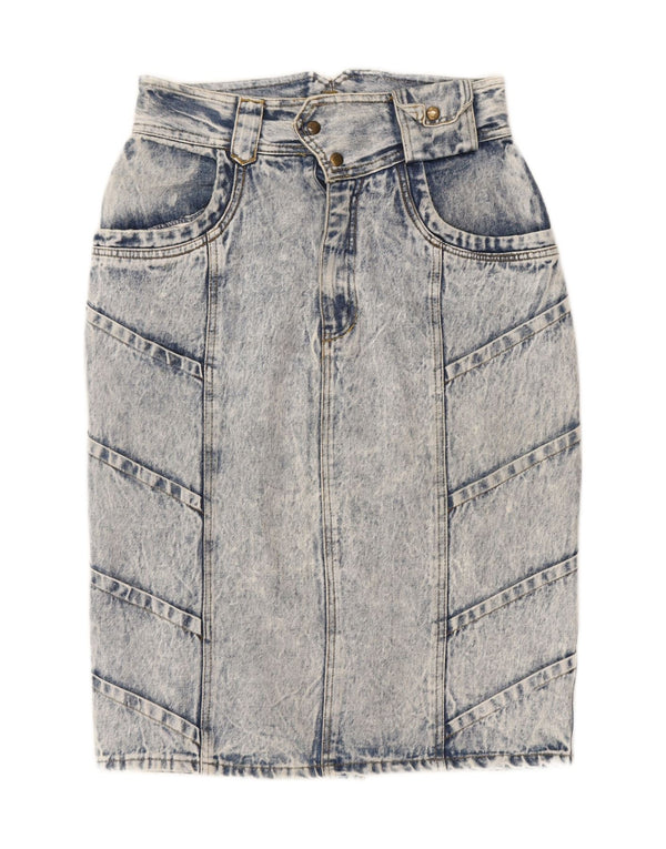 Saia jeans feminina BONITA IT 42 médio W30 algodão azul