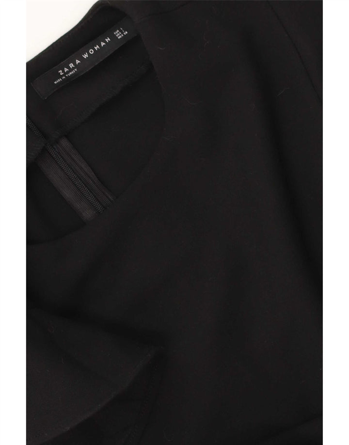 Vestido bainha feminino Zara Reino Unido 16 grande preto