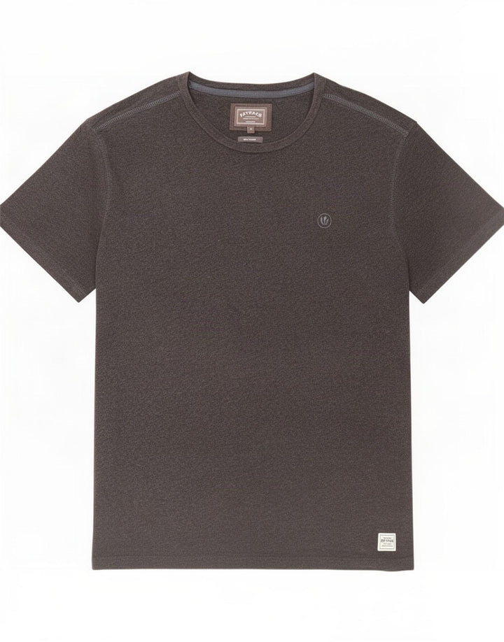 Camiseta masculina Fat Face Top grande algodão cinza