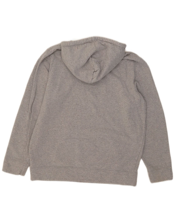 Puma moletom com capuz masculino grande algodão manchado cinza