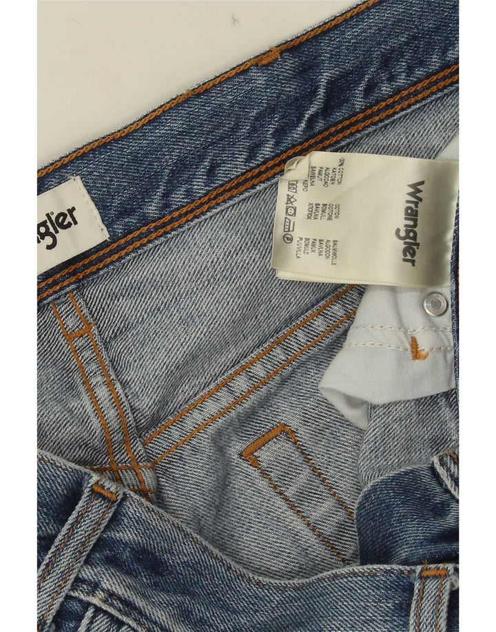 Wrangler Masculino Texas Straight Jeans W34 L30 Azul Algodão