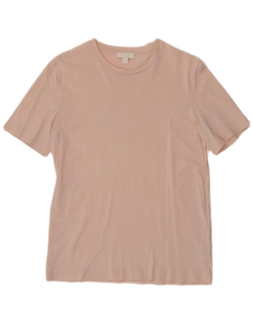 Cos Camiseta Masculina Top Pequeno Algodão Rosa