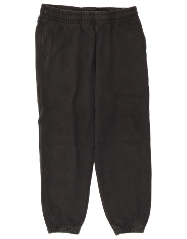 Calça de treino feminina Superdry Joggers UK 14 grande algodão preto