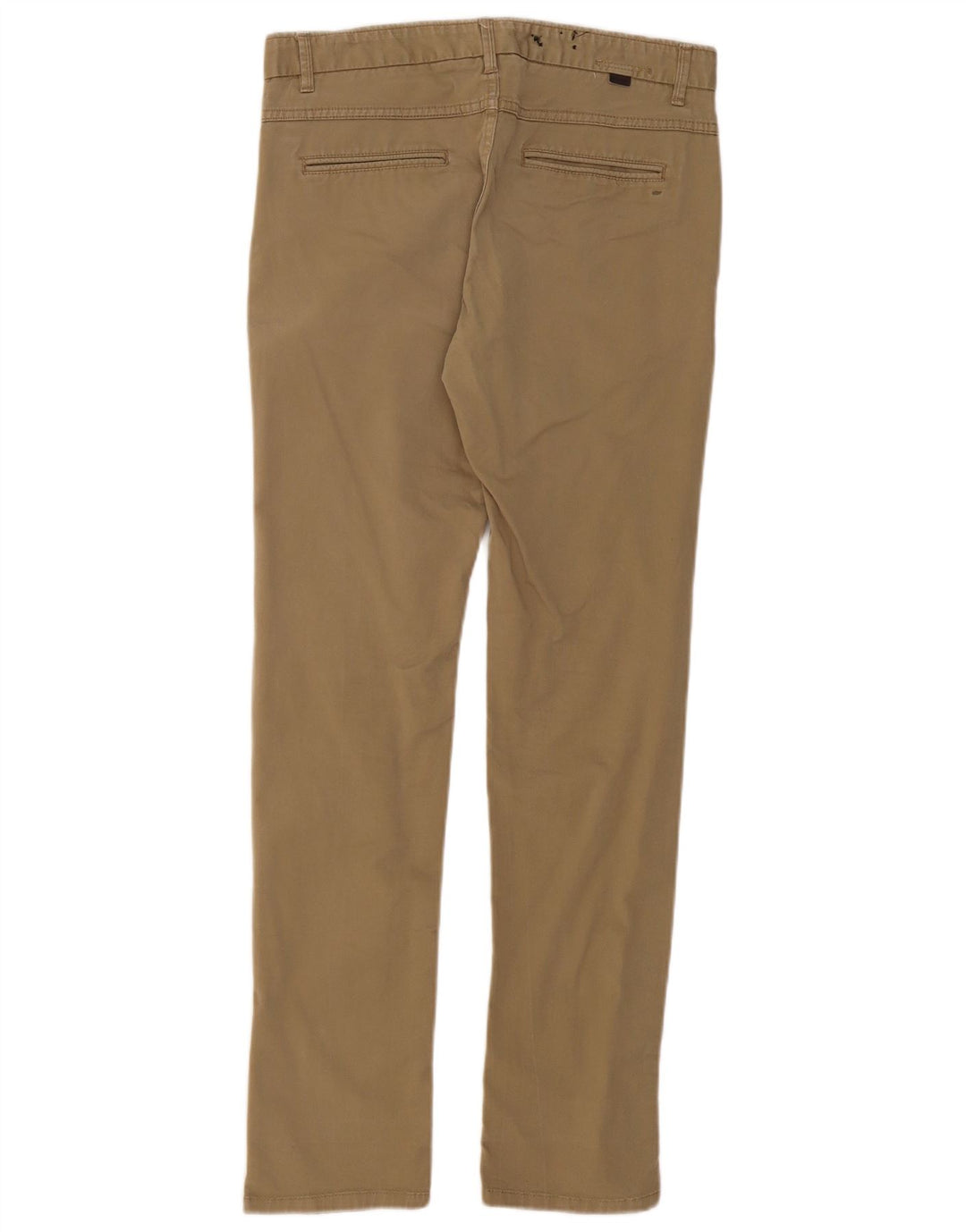 Zara Mens Slim Chino Calças EU 40 Médio W31 L31 Caqui