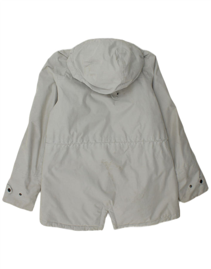 Jaqueta Parka masculina Helly Hansen com capuz UK 40 grande cinza poliamida