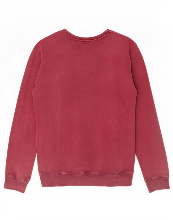 Rifle Mens Graphic Moletom Jumper XL Algodão Borgonha