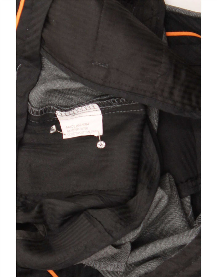 Calça masculina Farah de terno reto W46 L27 poliéster cinza