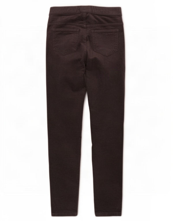Calça feminina de veludo cotelê Marks & Spencer Reino Unido 8 pequena W26 L25 cinza