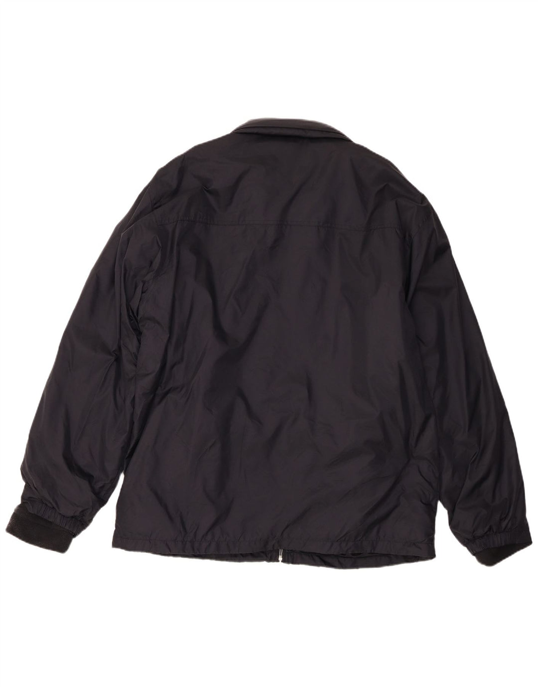Jaqueta corta-vento masculina Fila com capuz UK 44 2XL poliéster preto
