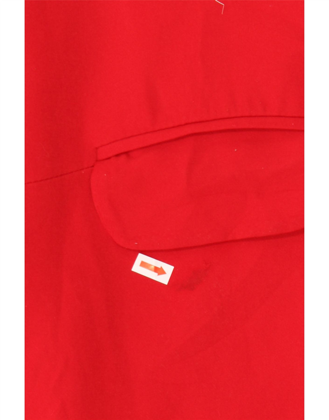 Sobretudo aberto feminino Zara UK 6 XS algodão vermelho
