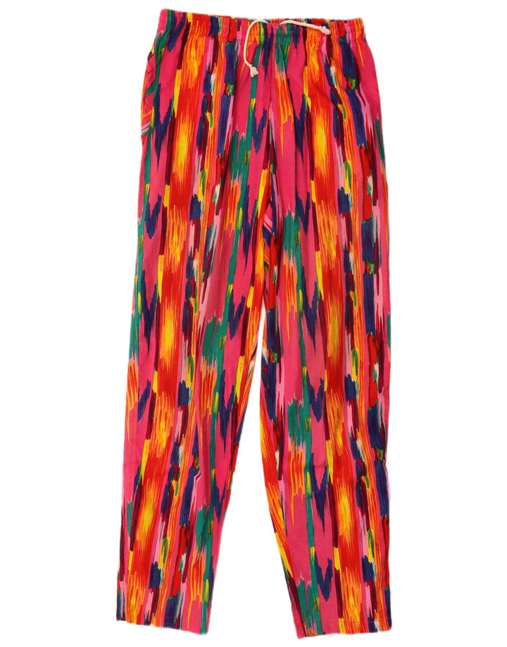 Calça Cônica Feminina Colmar Médio W30 L29 Algodão Ikat Multicolorido