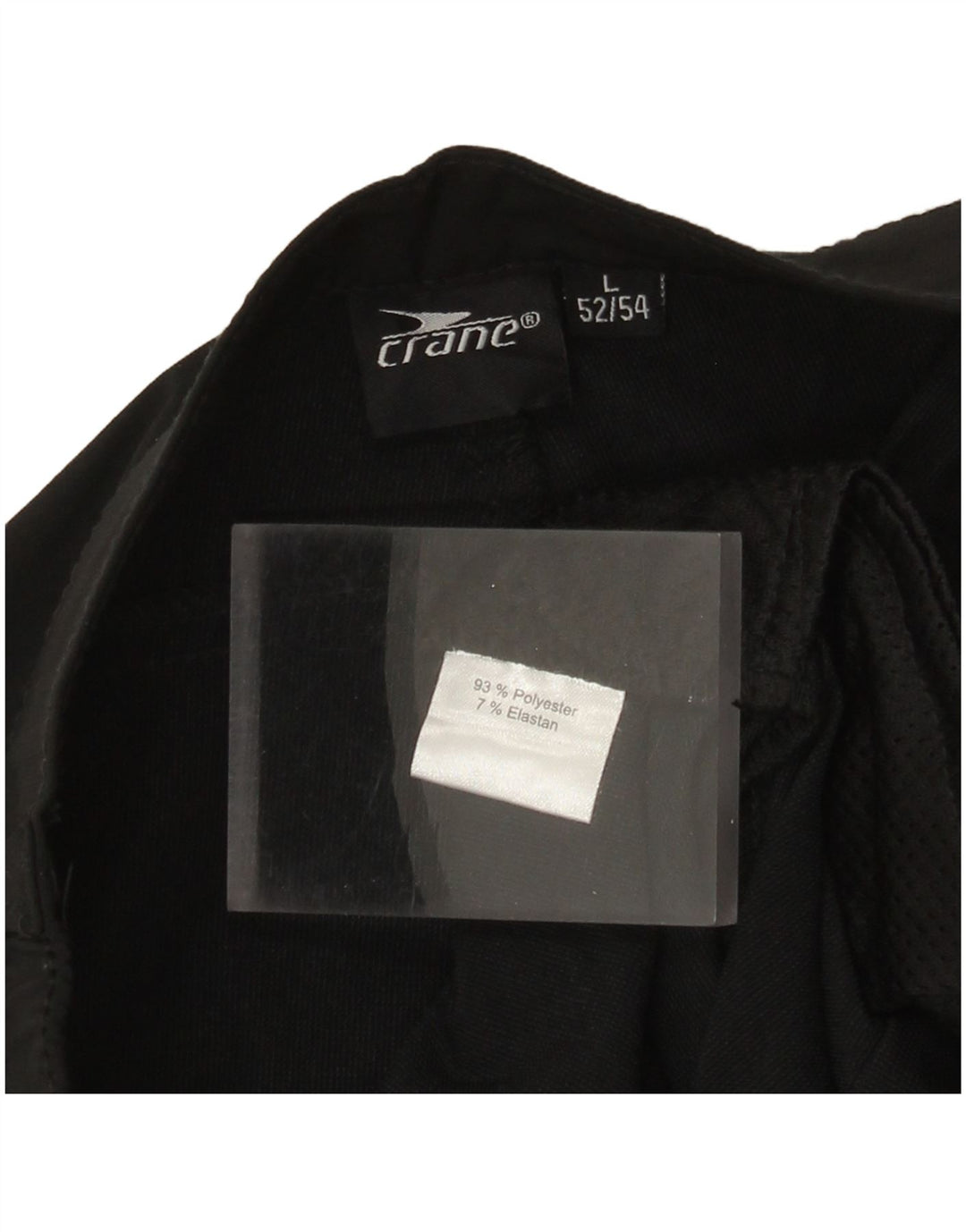 Calça Cropped Masculina Crane IT 52/54 Grande W34 L22 Poliéster Preto