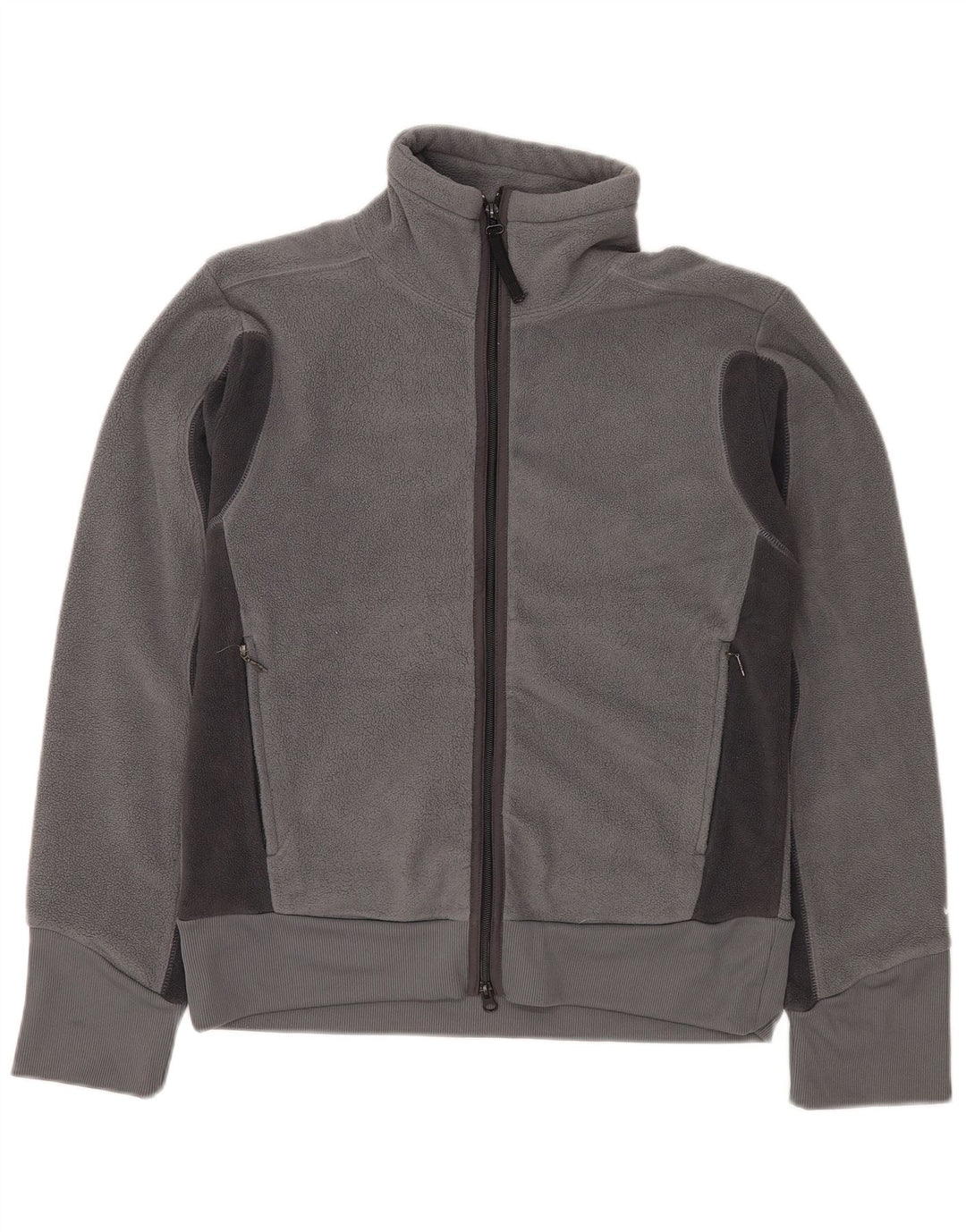 Jaqueta Nike Masculina Fleece UK 36/38 Pequena Cinza Poliéster