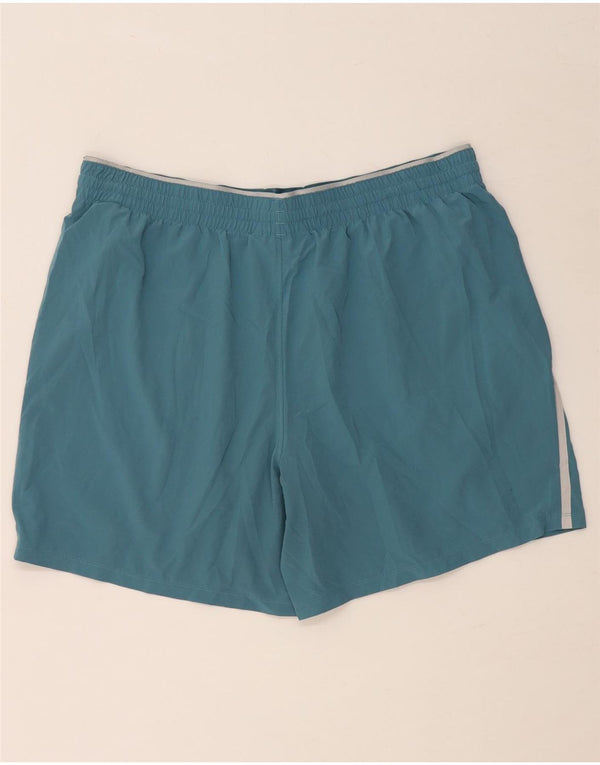 UNDER ARMOUR Mens Sport Shorts XL Azul Colorblock Poliéster