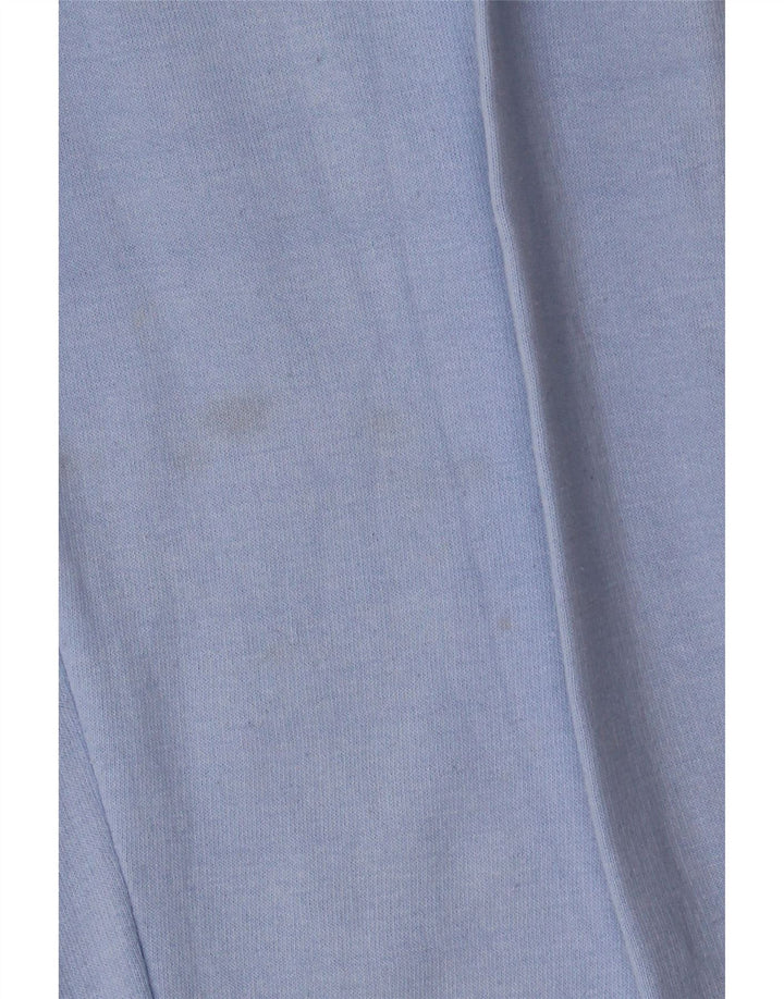 Calça de treino feminina Zara Joggers UK 10 poliéster azul pequeno