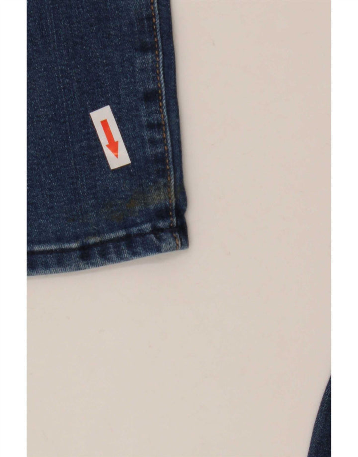 Jeans Wrangler Feminino Slim W31 L34 Azul Algodão