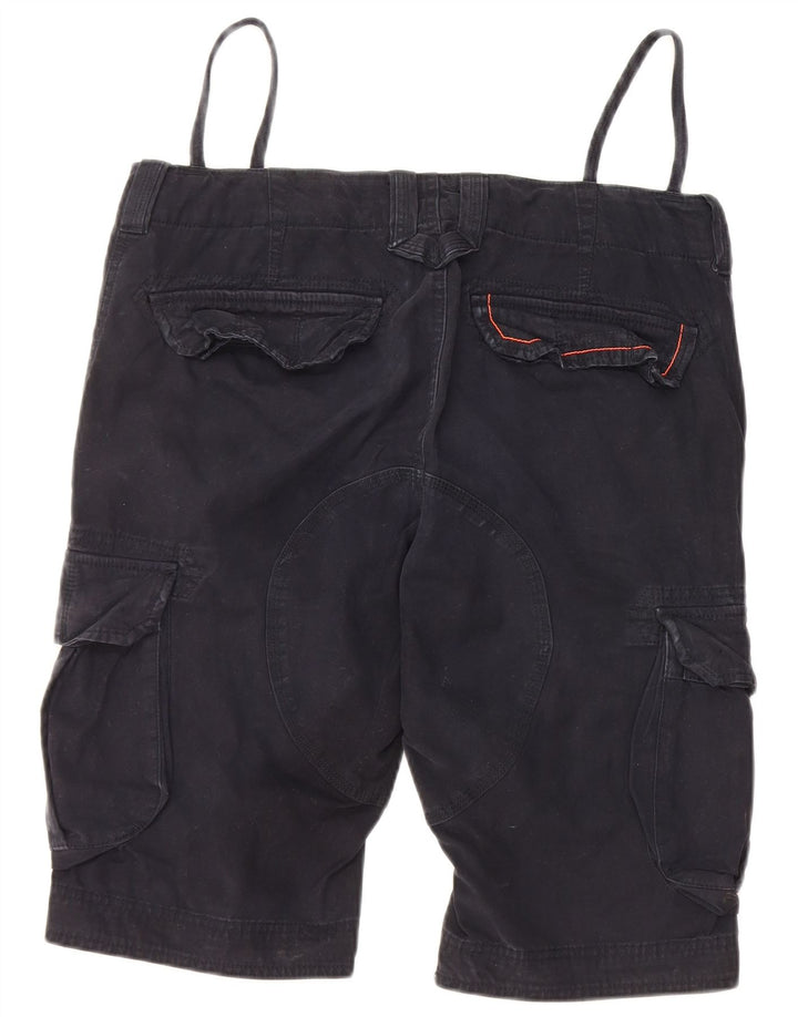 Shorts cargo masculino SUPERDRY médio W32 algodão azul marinho