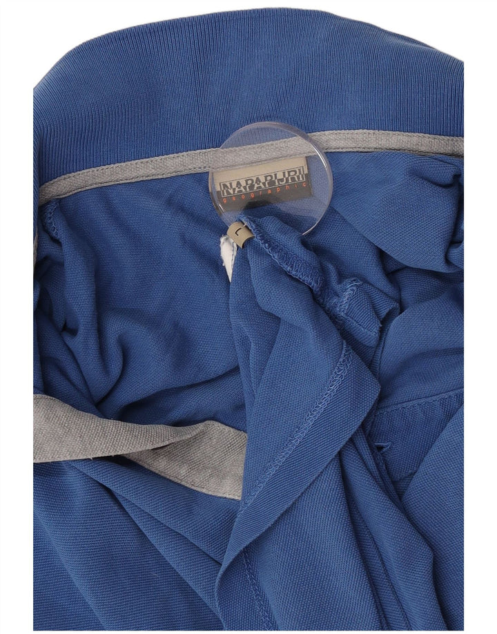 Camisa polo masculina Napapijri grande azul
