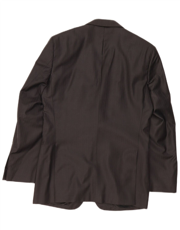 Blazer Masculino Pierre Cardin, 2 Botões, Tamanho UK 38 Médio, Preto Clássico