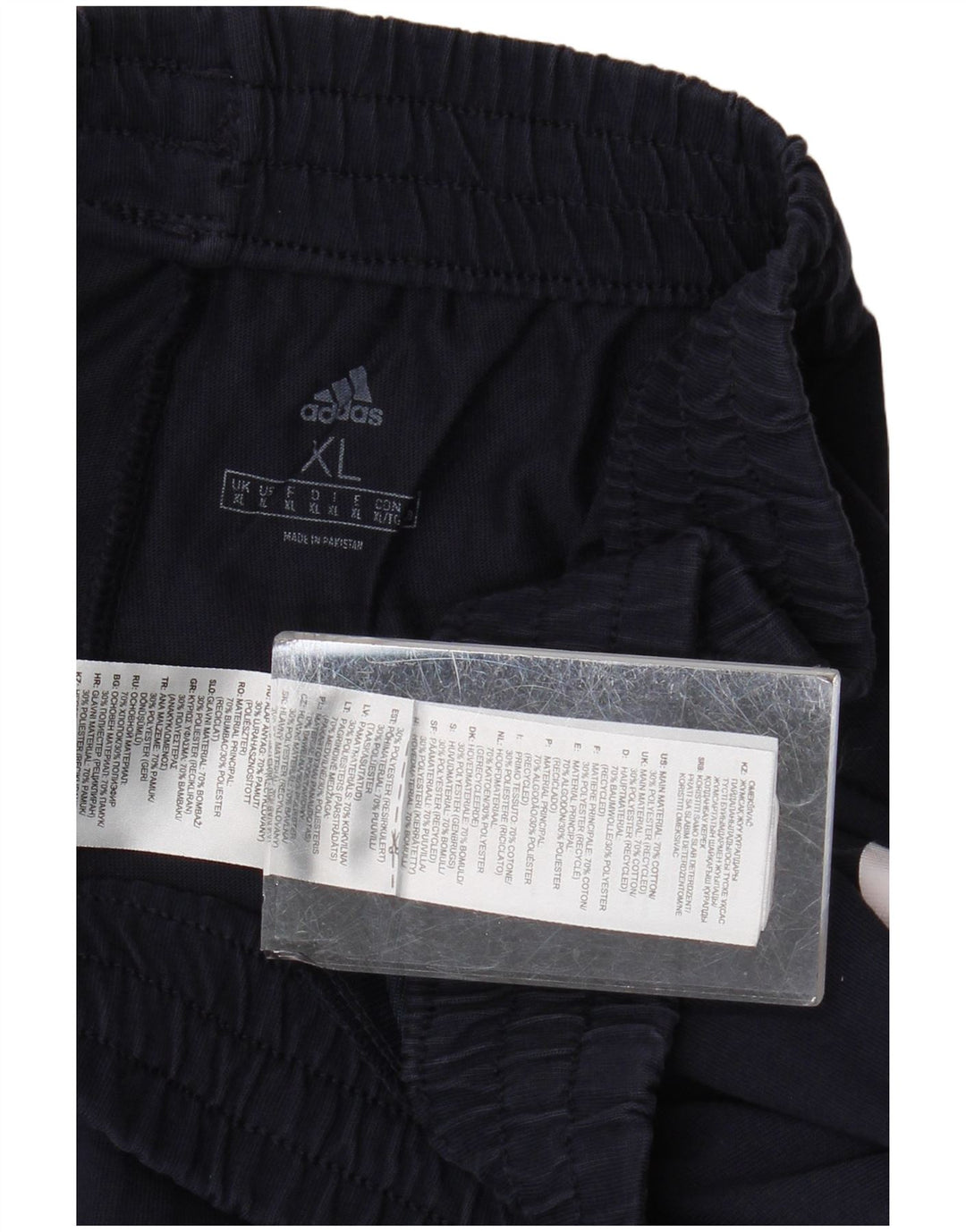 Shorts esportivos gráficos masculinos ADIDAS XL azul marinho algodão