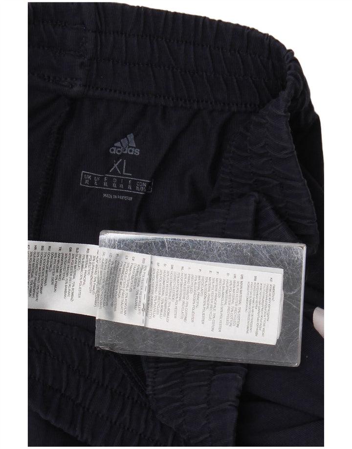 Shorts esportivos gráficos masculinos ADIDAS XL azul marinho algodão