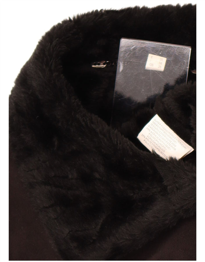 Jaqueta Sherpa Feminina Vintage UK 26 5XL Acrílico Preto