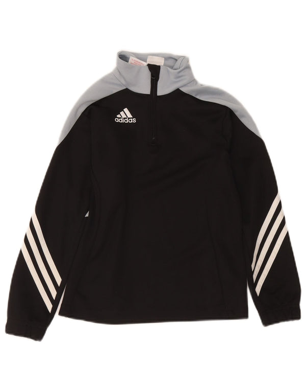 Adidas Meninos Climalite Pullover Treino Top 7-8 Anos Pequeno Preto