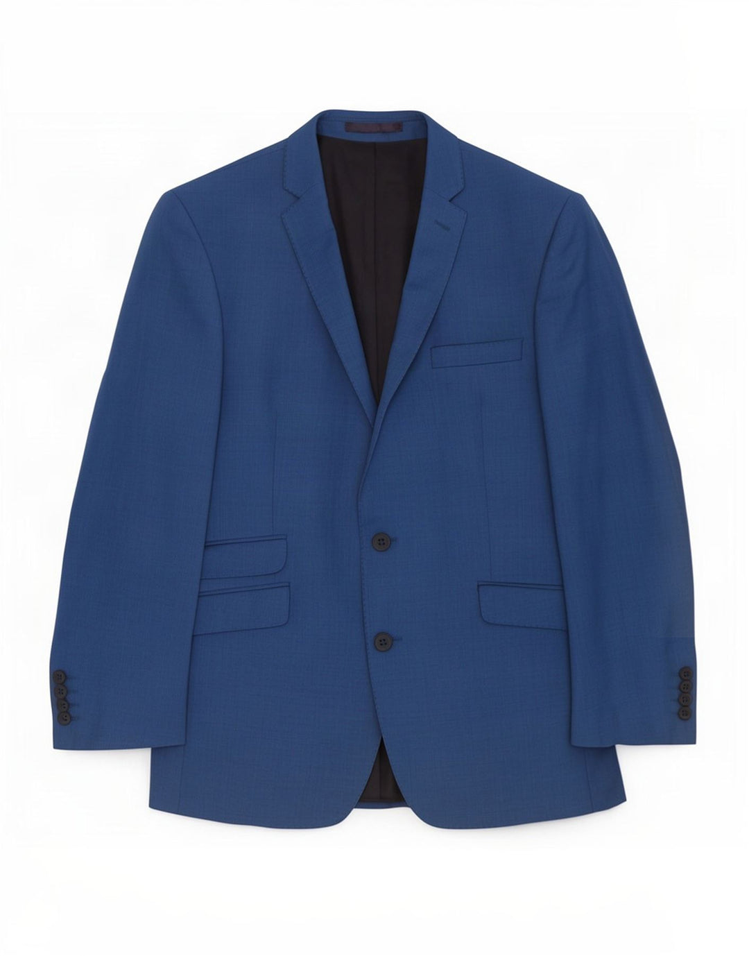 Jaqueta blazer masculina de 2 botões Ben Sherman Reino Unido 42 XL lã azul