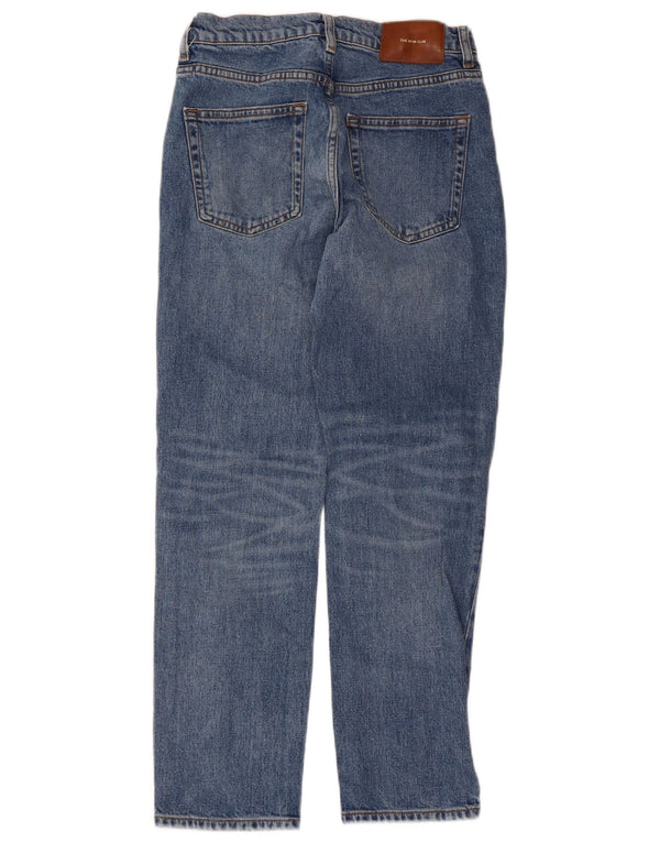 Calça jeans reta feminina Zara EU 36 XS W26 L27 azul