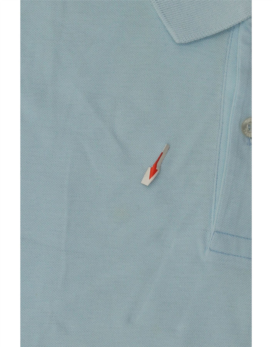 Camisa polo masculina Sergio Tacchini IT 50 algodão azul médio