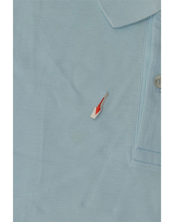 Camisa polo masculina Sergio Tacchini IT 50 algodão azul médio