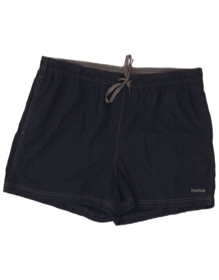 Shorts de natação masculino REEBOK XL azul marinho algodão