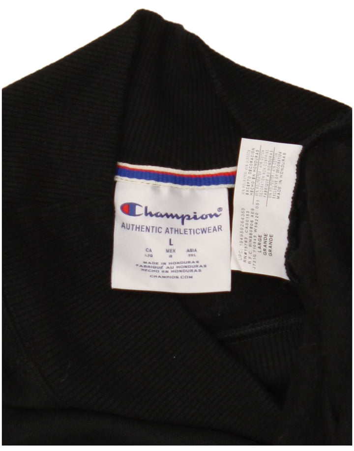 Jumper de moletom feminino Champion UK 16 grande poliéster preto