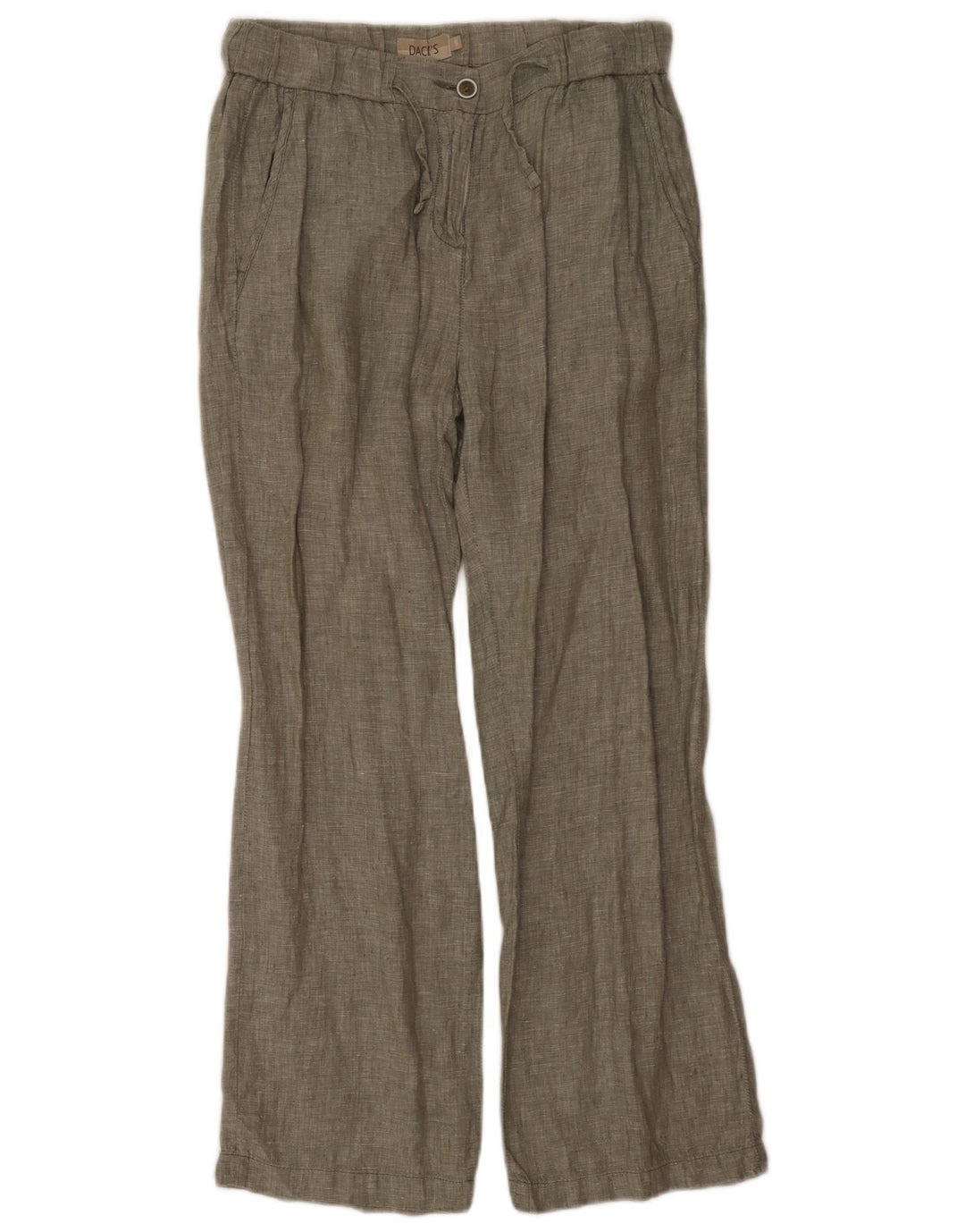 Calça Chino Feminina Reta Dack's Pequena W27 L28 Cáqui