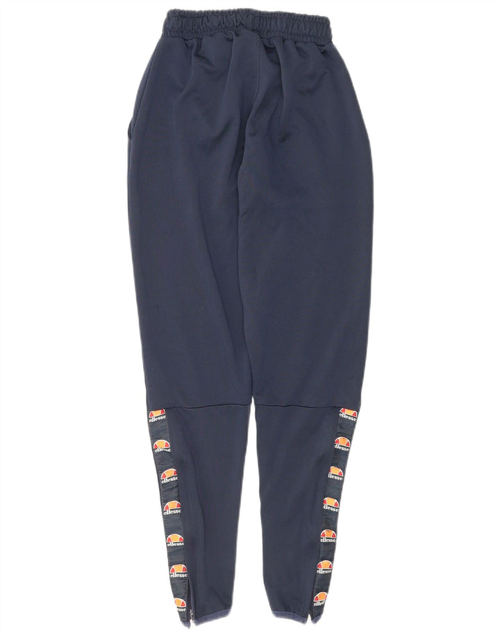 Calça feminina ELLESSE com estampa gráfica UK 6 XS azul marinho poliéster