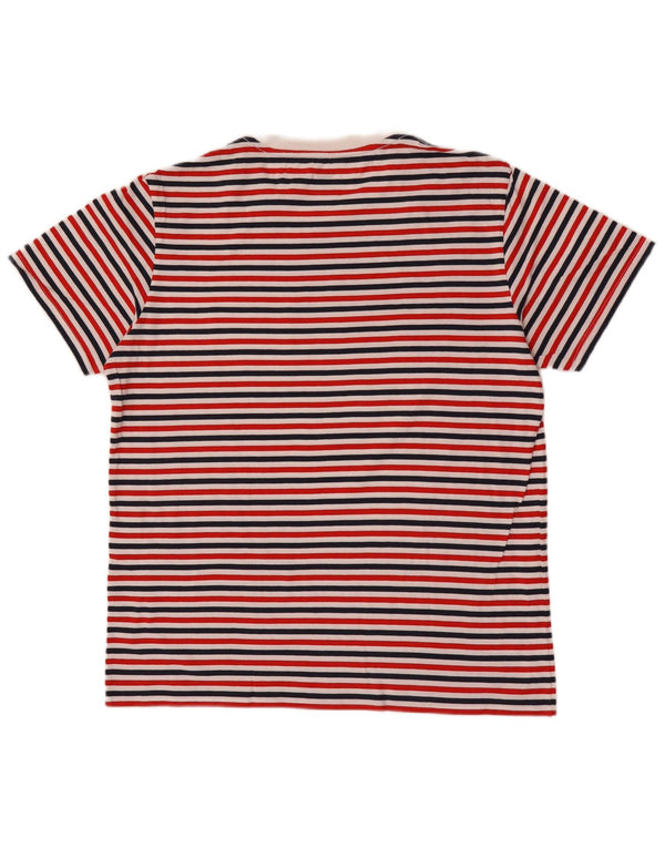 Camiseta masculina Levi's Top grande de algodão listrado multicolorido