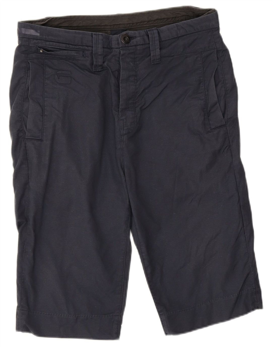 Shorts cargo masculino G-Star W31 algodão azul marinho médio