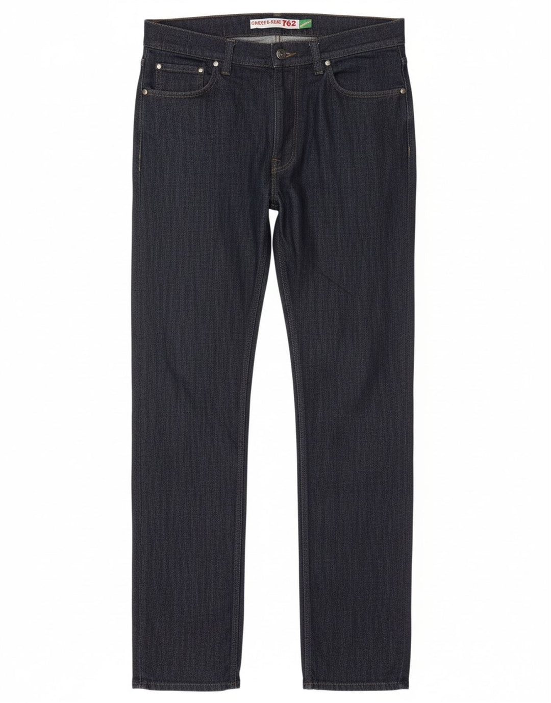 CARRERA Masculino 702 Slim Jeans W38 L35 Azul Marinho Algodão Clássico